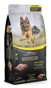 Supervite Gold Label Adult Large Breed Chicken Dog Dry Food
