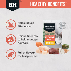 Black Hawk Healthy Benefits Indoor Chicken Dry Adult Cat Food