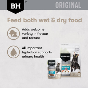 Black Hawk Original Chicken Tuna in Gravy Wet Cat Food Pouches