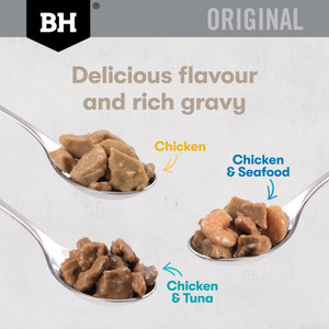 Black Hawk Original Variety Pack in Gravy Wet Cat Food Pouches