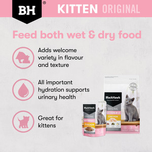 Black Hawk Original Kitten Chicken in Gravy Wet Cat Food Pouches