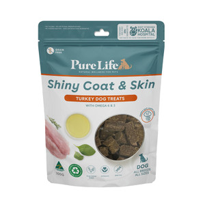 Pure Life Shiny Coat & Skin Turkey Dog Treat