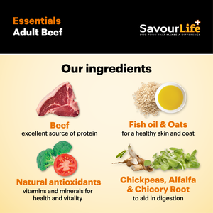SavourLife Essentials Dry Dog Food Beef