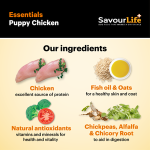 SavourLife Essentials Puppy Dry Dog Food Chicken