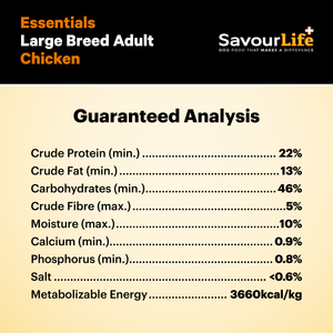 SavourLife Essentials Large Breed Dry Dog Food Chicken
