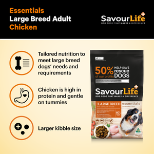 SavourLife Essentials Large Breed Dry Dog Food Chicken