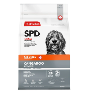 Prime 100 SPD Air Dried Kangaroo & Pumpkin Dry Dog Food