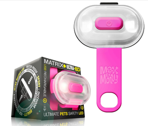 Max & Molly Matrix Ultra LED Safety Light Pink