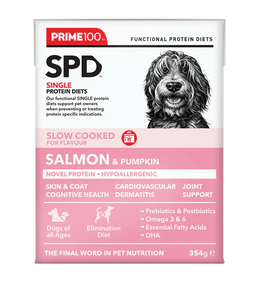 Prime 100 SPD Slow Cooked Salmon Pumpkin Wet Dog Food