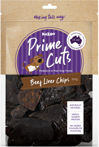 Kazoo Prime Cuts Beef Liver Chips Dog Treat