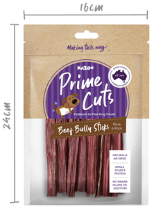 Kazoo Prime Cuts Beef Bully Sticks Dog Treat