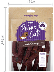 Kazoo Prime Cuts Lamb Sausage Dog Treat