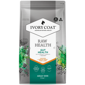 Ivory Coat Raw Health Adult Gut Health Dry Dog Food