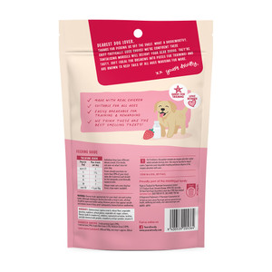 Yours Droolly Double Delight Milk & Strawberry Dog Treats