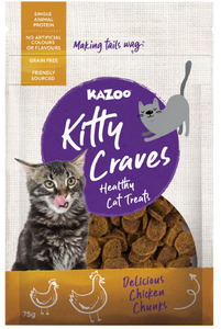 Kazoo Kitty Crave Chicken Chunk Cat Biscuits