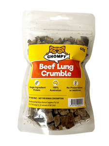 Chompy Beef Lung Crumble Cat Treats