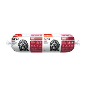Prime100 Beef & Carrot Fresh Dog Food Roll 2kg