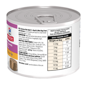 Hill's Science Diet Adult 7+ Senior Small & Mini with Chicken Wet Dog Food