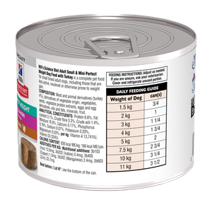 Hill's Science Diet Perfect Weight Small & Mini with Turkey Wet Dog Food