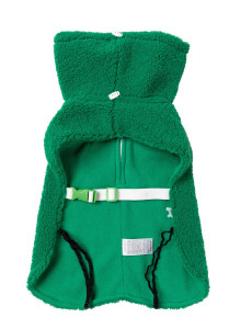 FuzzYard Green Snuggle Snood Dog Coat