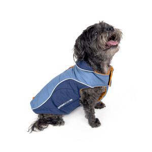 Huskimo Sherpa Midnight Blue Dog Coat