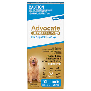 Advocate Ultra Chew for Extra Large Dogs