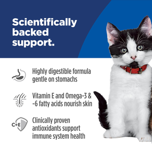 Hill's Science Diet Sensitive Skin & Stomach Salmon & Brown Rice Kitten Food
