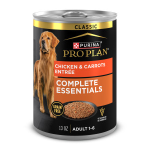 Pro Plan Classic Adult Chicken & Carrots Entrée Complete Essentials Wet Dog Food