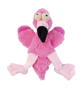 FuzzYard Flat Out Nasties Dog Toy Flo the Flamingo