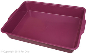 Pet One Rectangle Cat Litter Tray Medium