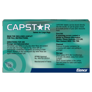 Capstar Flea Treatment For Large Dogs