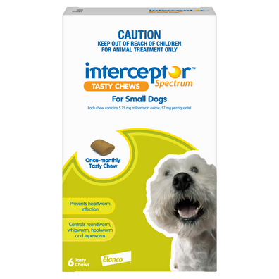 Interceptor Spectrum Chews Small Dog Green