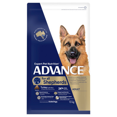 ADVANCE All Shepherds Adult Dry Dog Food Turkey 13kg