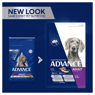 Advance Adult Large+ Breed Dry Dog Food Lamb PetO