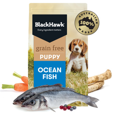 Black Hawk Grain Free Ocean Fish Dry Puppy Food