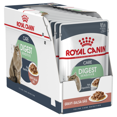 Royal Canin Digest Sensitive in Gravy Wet Cat Food Pouches