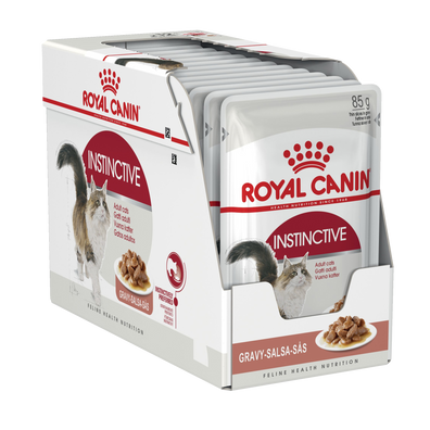 Royal Canin Adult Instinctive in Gravy Wet Cat Food Pouches
