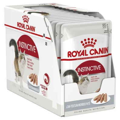 Royal Canin Adult Instinctive in Loaf Wet Cat Food Pouches