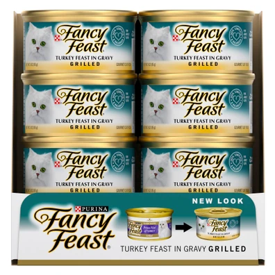 Fancy Feast Grilled Turkey Feast in Gravy Adult Wet Cat Food