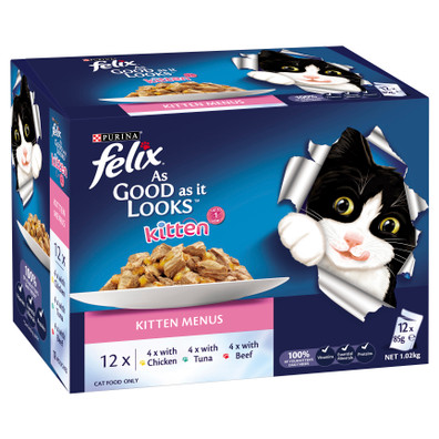 Felix Kitten Menu Wet Cat Food