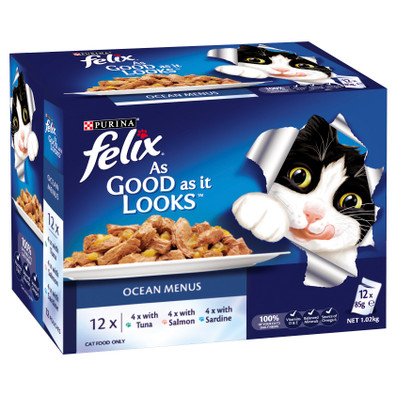 Felix Ocean Menu Adult Wet Cat Food