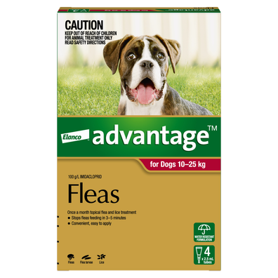 Advantage For Large Dogs Red