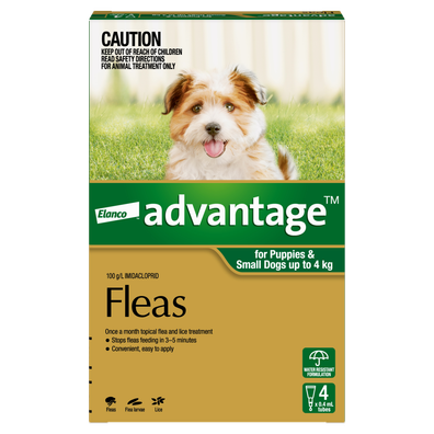 Advantage For Small Dogs and Puppies Green