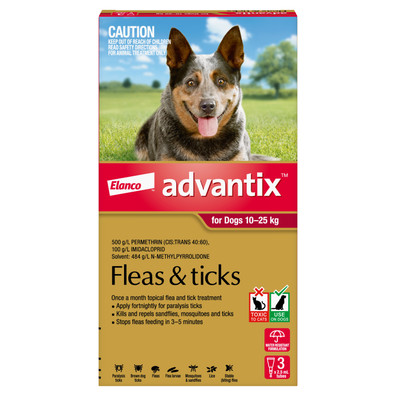Advantix Flea & Tick For Large Dogs Red
