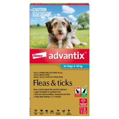 Advantix Flea & Tick For Medium Dogs Aqua