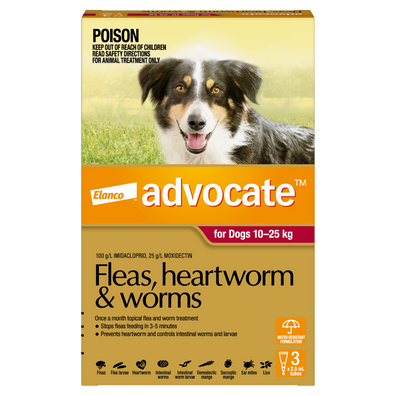 Advocate Flea & Worming For Large Dogs Red