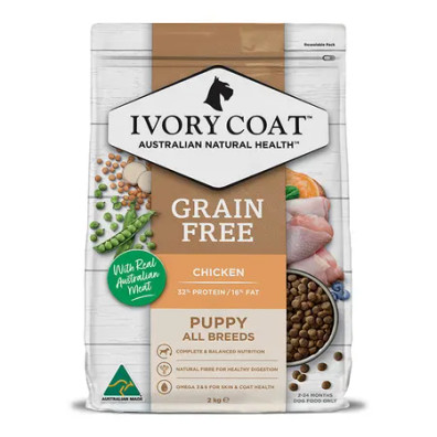Ivory Coat Dry Puppy Food Grain Free Chicken