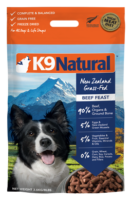 K9 Natural Beef Feast Freeze Dried Dog Food