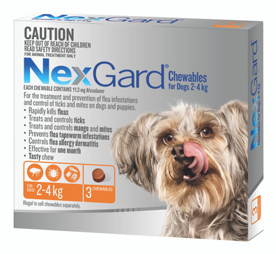 Nexgard Flea and Tick for Extra Small Dogs