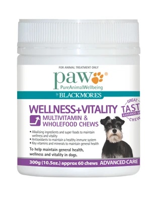Paw Wellness & Vitality Multivitamin Chews For Dogs
